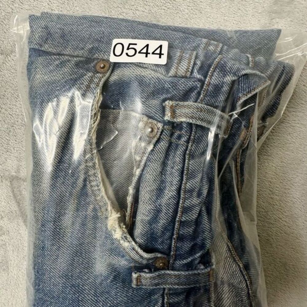 Levis Orange Tab 505 Jeans Mens 40x32  20505 USA Distressed 80s Measures 38x29 - Picture 12 of 15